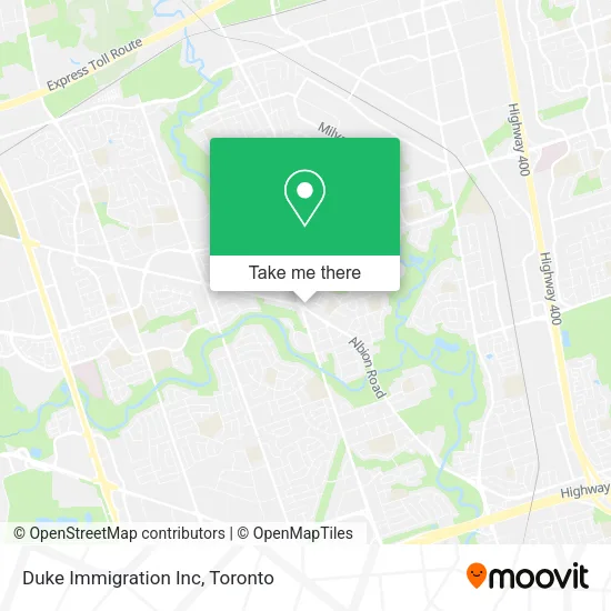 Duke Immigration Inc map