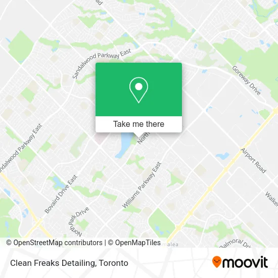 Clean Freaks Detailing map