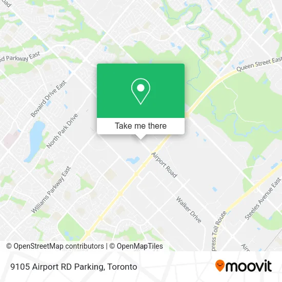 9105 Airport RD Parking map