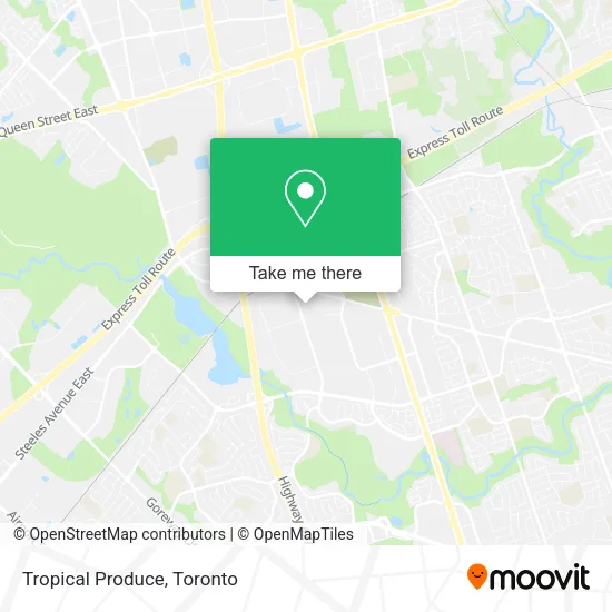 Tropical Produce map