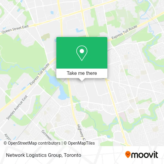 Network Logistics Group map