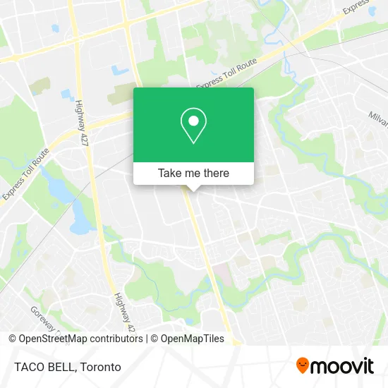 TACO BELL map