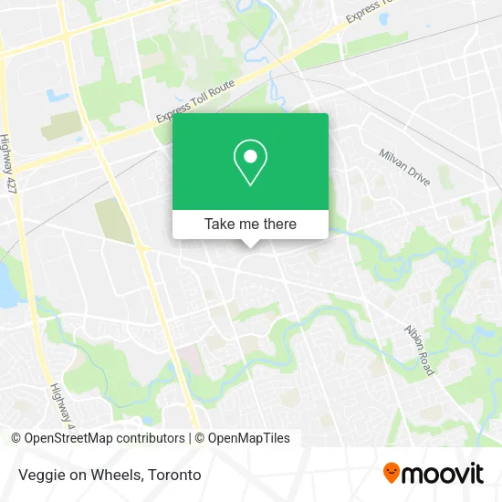 Veggie on Wheels map