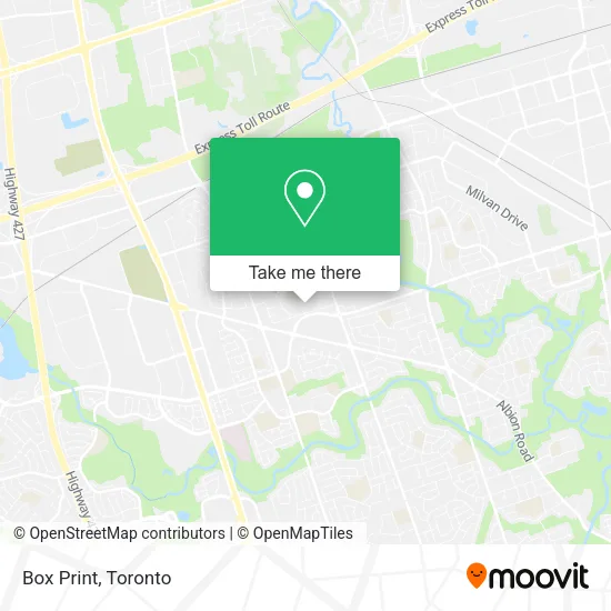 Box Print map