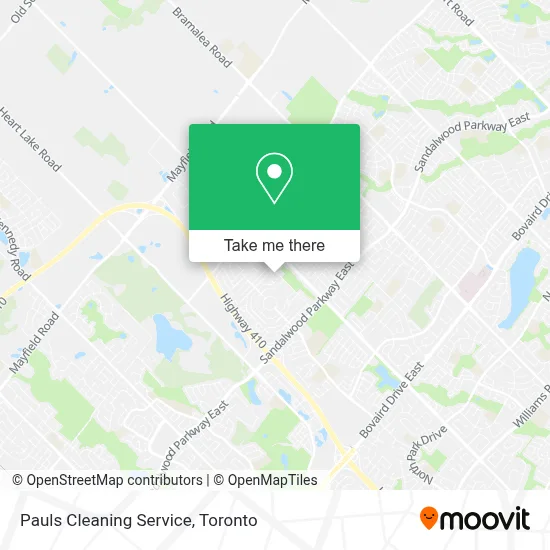 Pauls Cleaning Service map