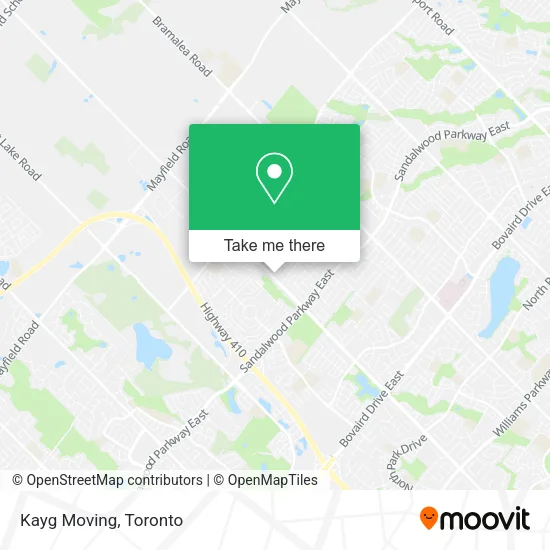 Kayg Moving map