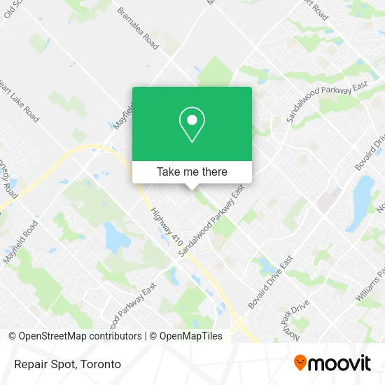 Repair Spot map