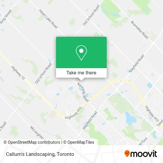 Callum's Landscaping map