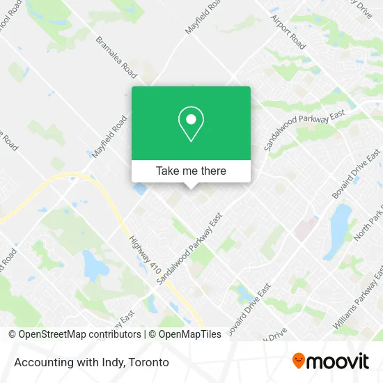 Accounting with Indy map