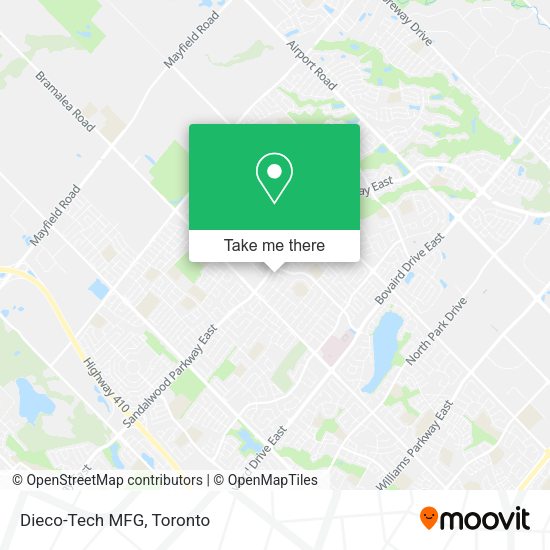 Dieco-Tech MFG map