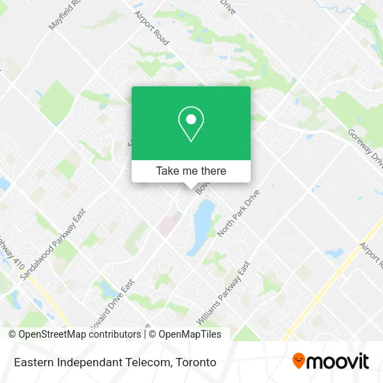 Eastern Independant Telecom map