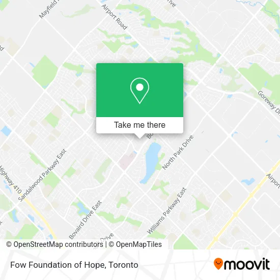 Fow Foundation of Hope map
