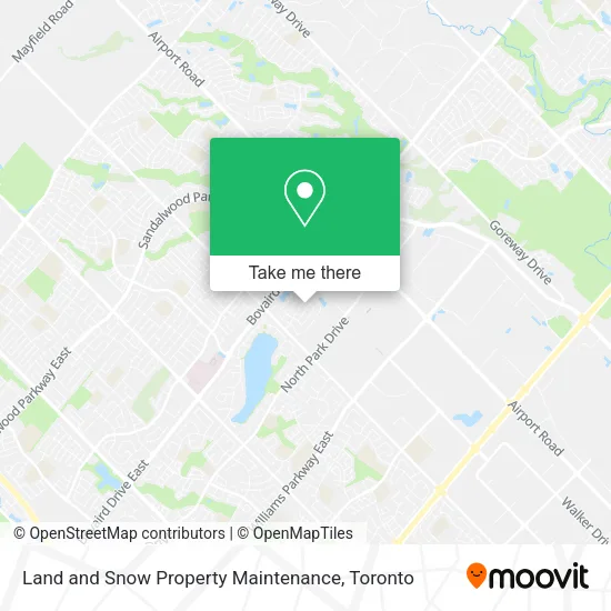 Land and Snow Property Maintenance map