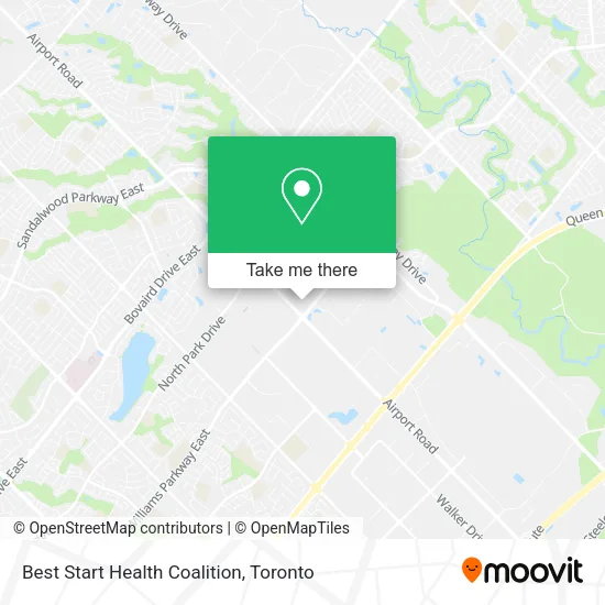 Best Start Health Coalition map