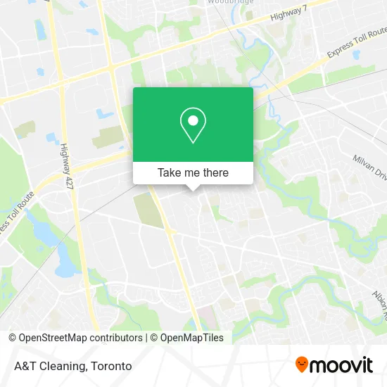 A&T Cleaning map