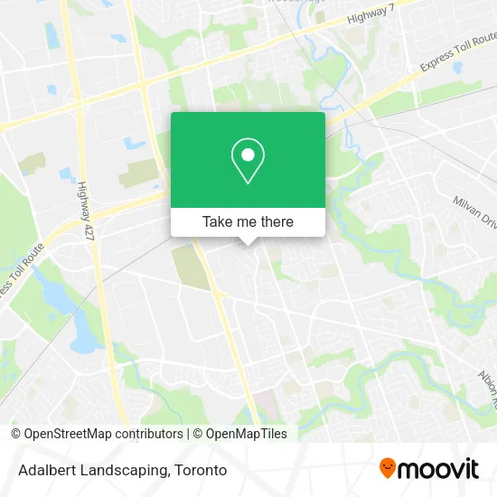 Adalbert Landscaping map