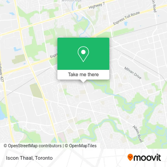 Iscon Thaal map
