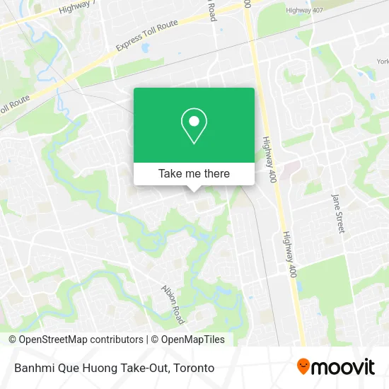 Banhmi Que Huong Take-Out map
