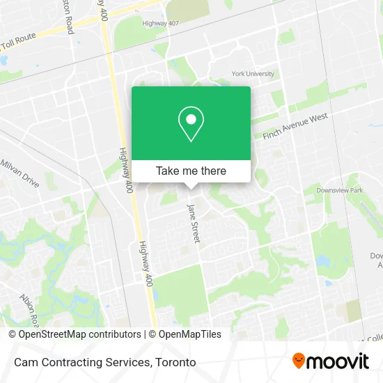 Cam Contracting Services map