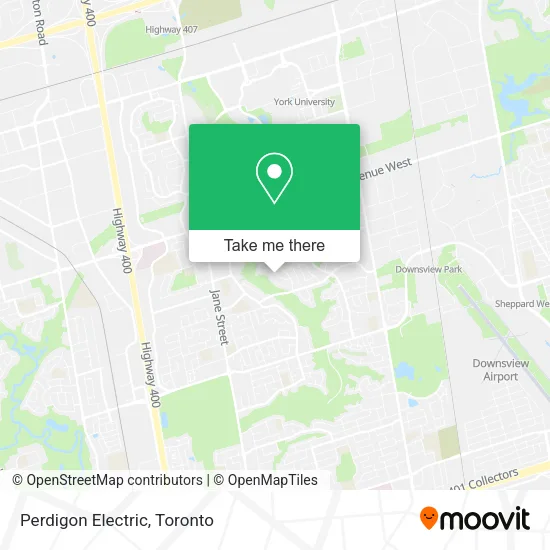 Perdigon Electric map