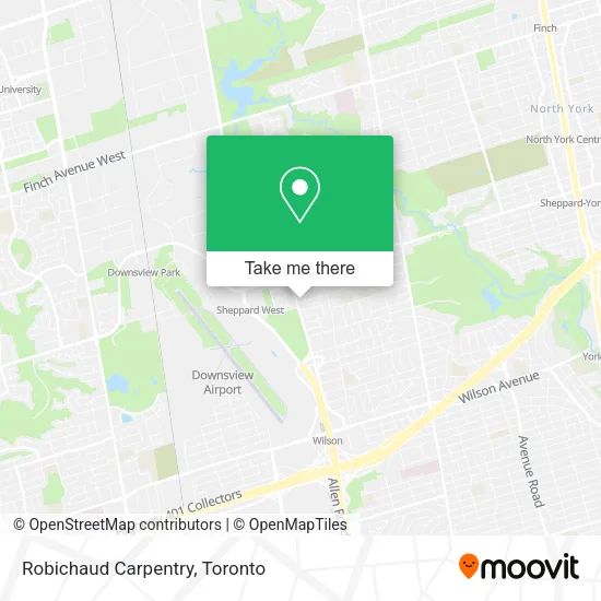 Robichaud Carpentry map