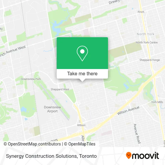 Synergy Construction Solutions map