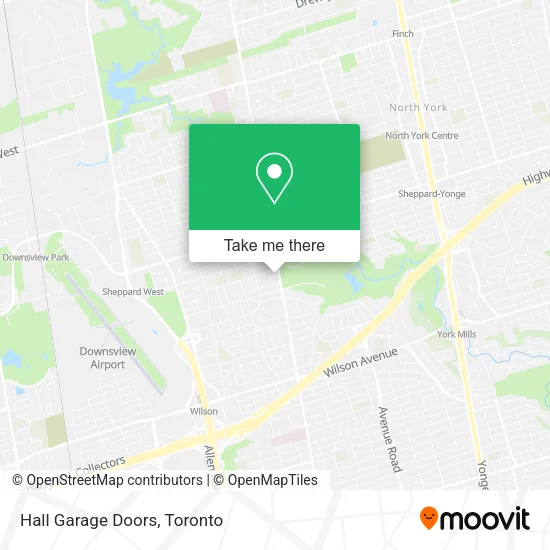 Hall Garage Doors map