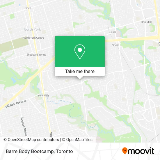 Barre Body Bootcamp map