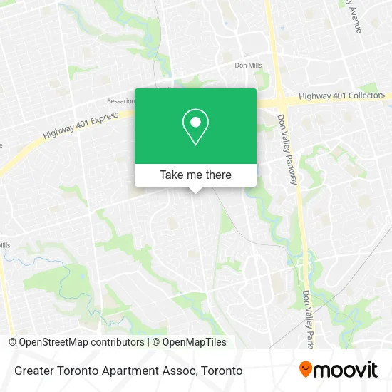 Greater Toronto Apartment Assoc map