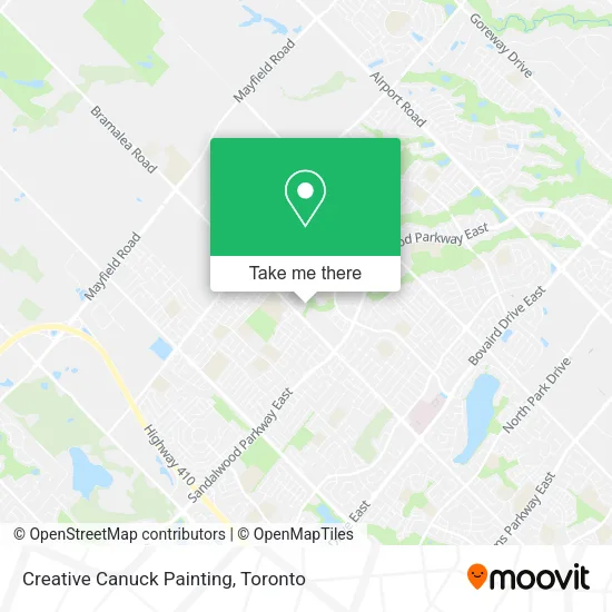 Creative Canuck Painting map
