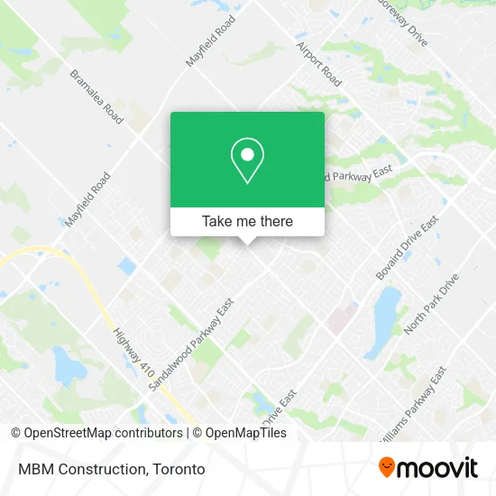 MBM Construction plan
