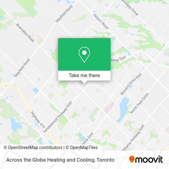 Across the Globe Heating and Cooling map