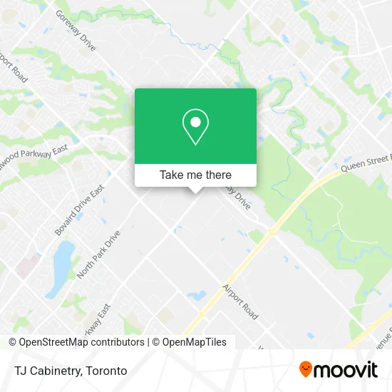 TJ Cabinetry map