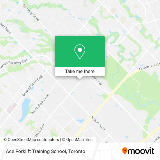 Ace Forklift Training School map