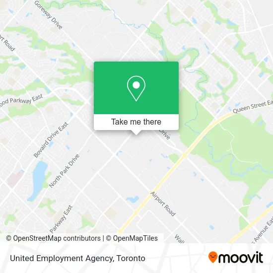 United Employment Agency map