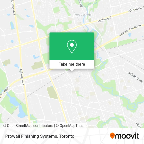 Prowall Finishing Systems map