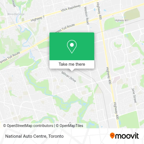 National Auto Centre map