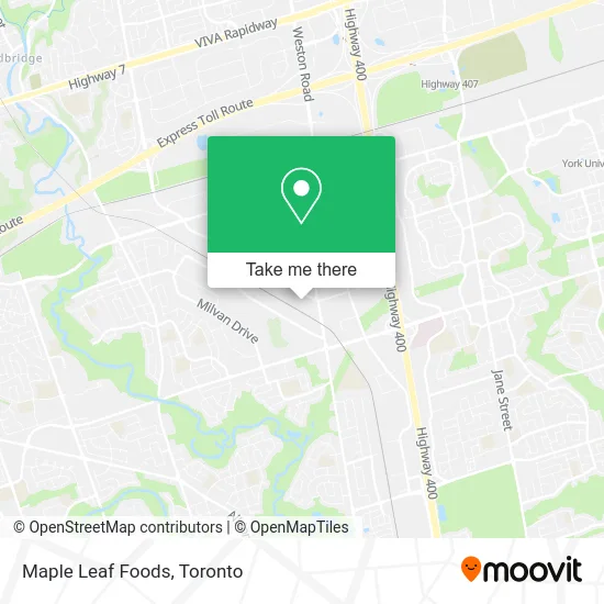 Maple Leaf Foods map