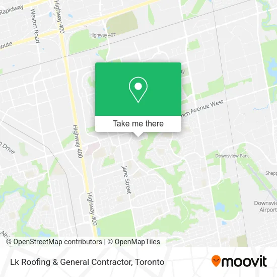 Lk Roofing & General Contractor map