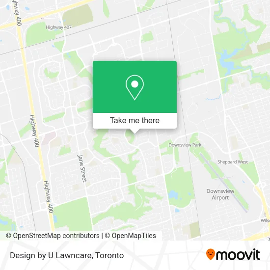 Design by U Lawncare map