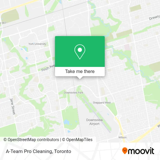 A-Team Pro Cleaning map