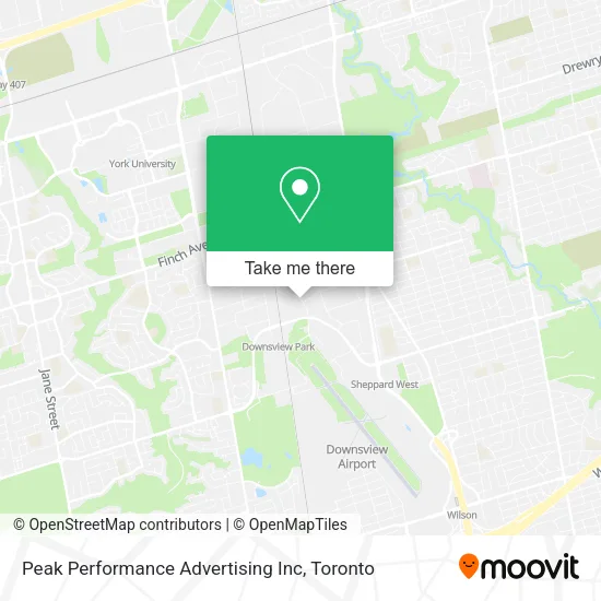 Peak Performance Advertising Inc map
