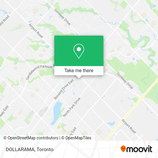 DOLLARAMA map