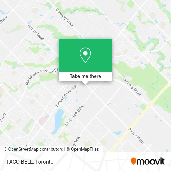 TACO BELL map