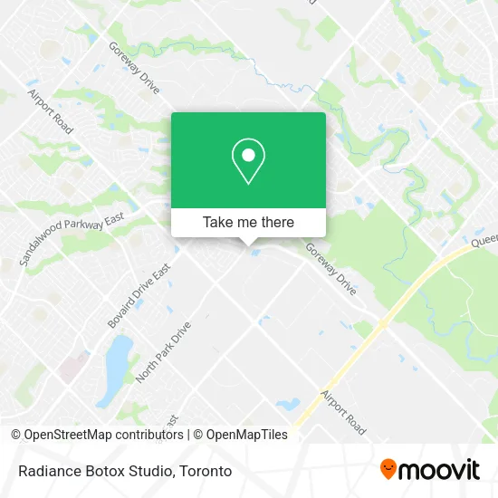 Radiance Botox Studio map