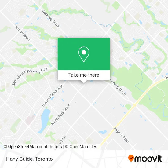 Hany Guide map