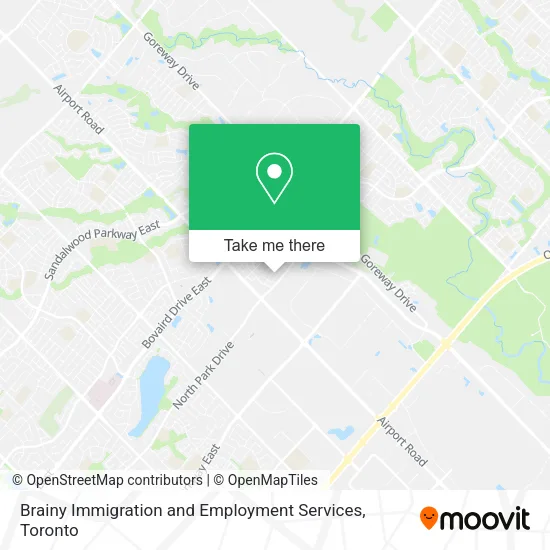 Brainy Immigration and Employment Services map
