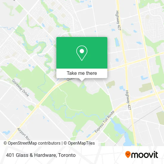 401 Glass & Hardware map