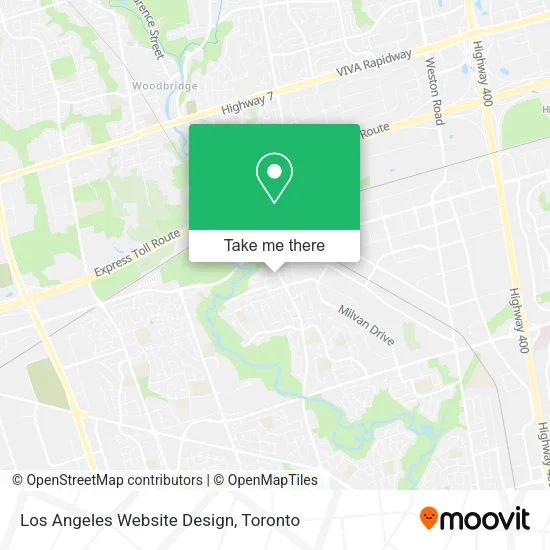 Los Angeles Website Design map