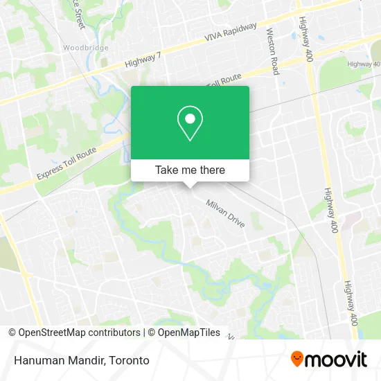 Hanuman Mandir map